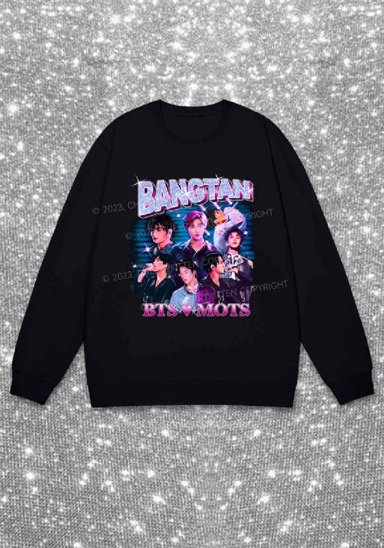 Bangtan Love Mots Kpop Y2K Sweatshirt Cherrykitten