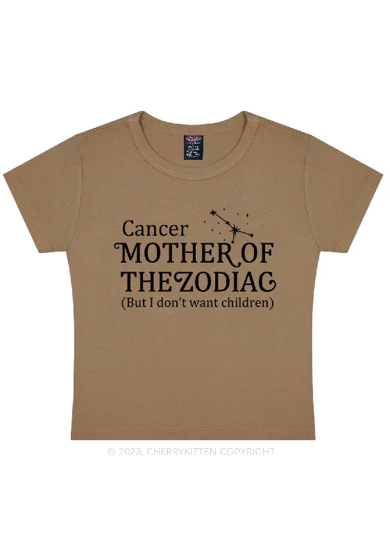 Mother Of The Zodiac Y2K Baby Tee Cherrykitten