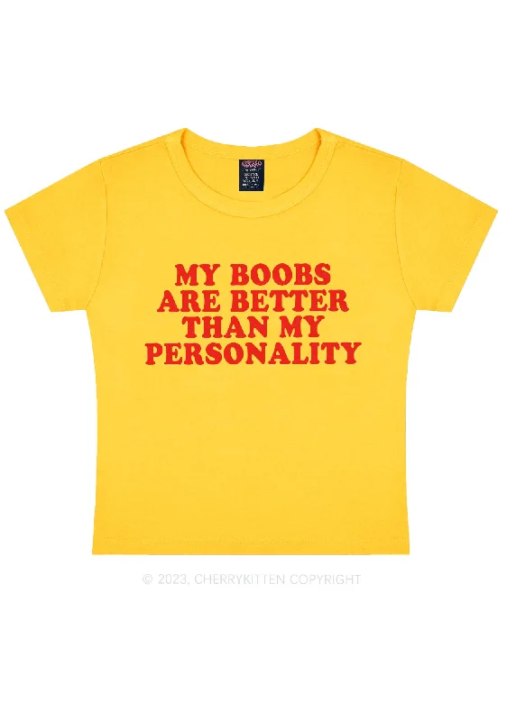 Bxxbs Better Than Personality Y2K Baby Tee Cherrykitten