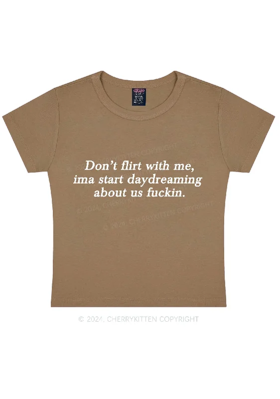 Don't Flirt With Me Y2K Baby Tee Cherrykitten