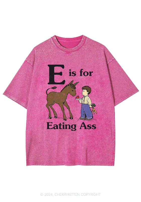 E Is For Eating Axx Y2K Washed Tee Cherrykitten