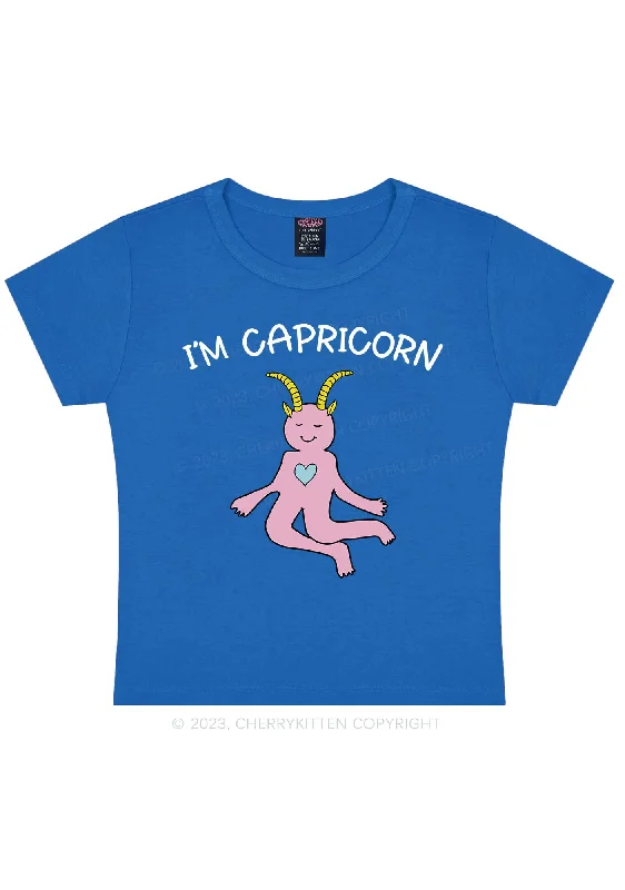 I'm Capricorn Y2K Baby Tee Cherrykitten