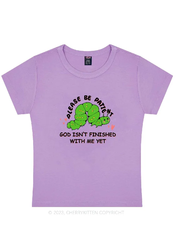 God Isn't Finished Me Y2K Baby Tee Cherrykitten