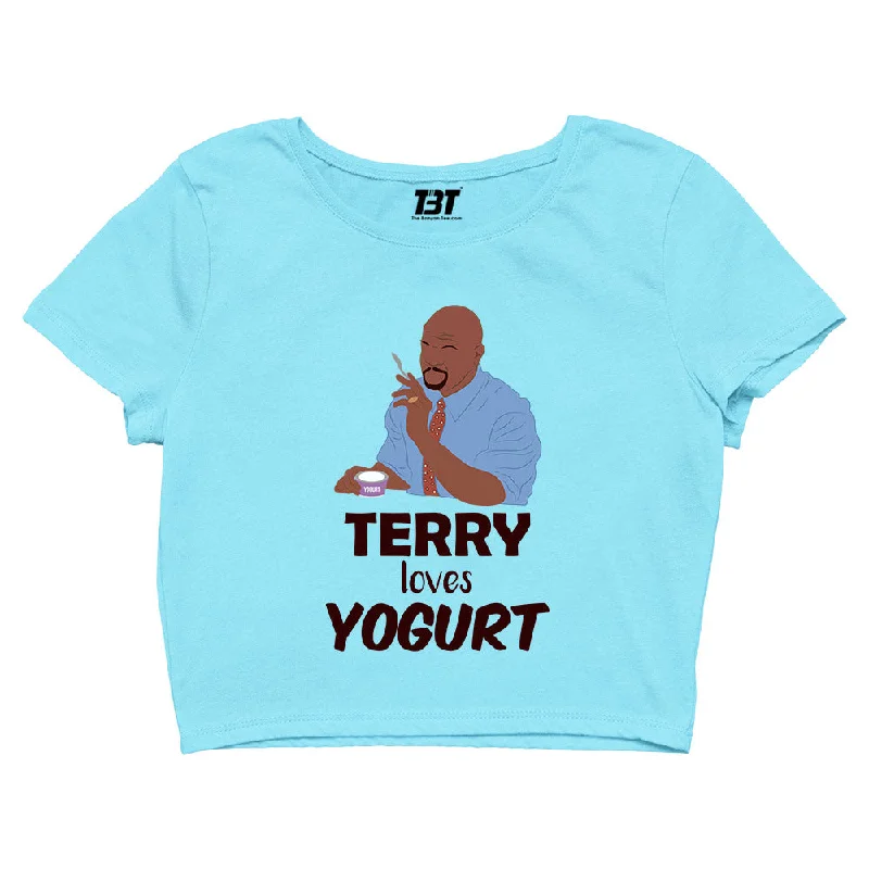 Brooklyn Nine-Nine Crop Top - Terry Loves Yogurt