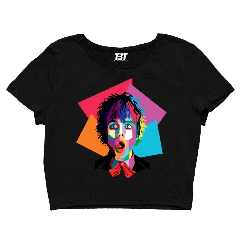 Green Day Crop Top - Pop Art