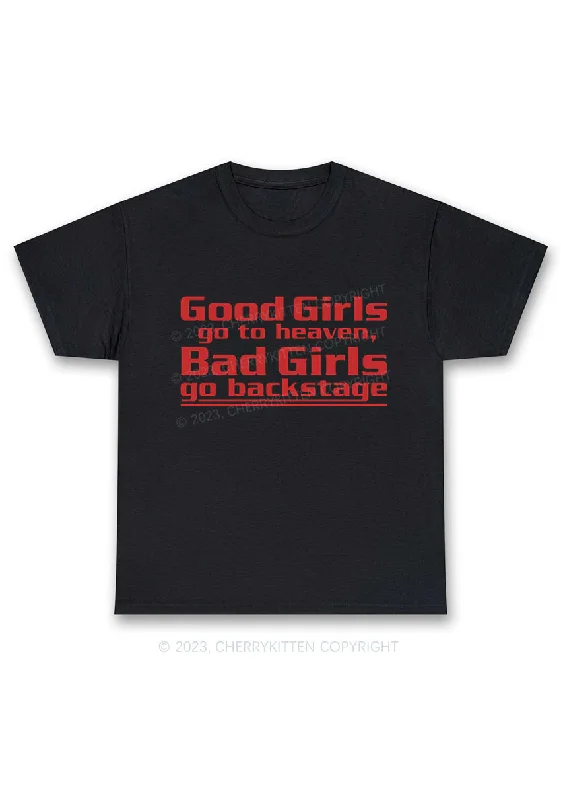 Bad Girls Go Backstage Y2K Chunky Shirt Cherrykitten