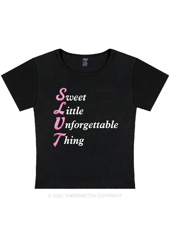 Slxt Things Y2K Baby Tee Cherrykitten