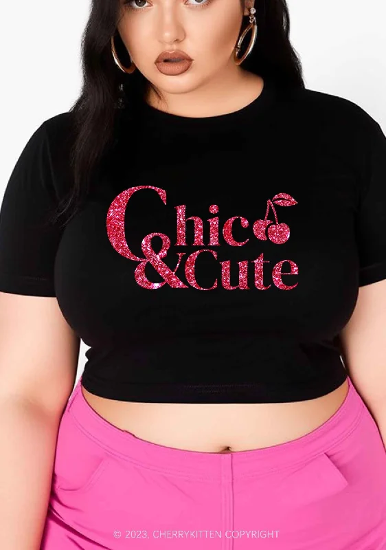 Curvy Chic And Cute Cherry Y2K Baby Tee Cherrykitten