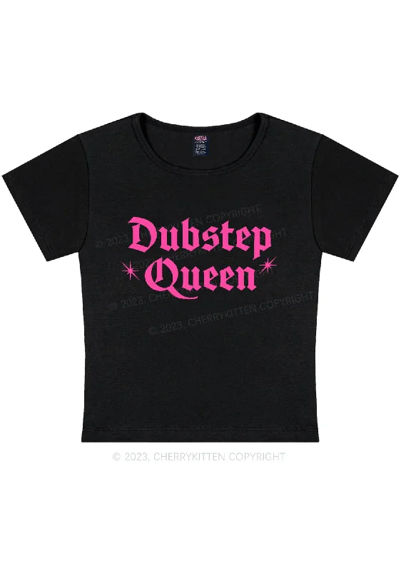 Dubstep Queen Y2K Baby Tee Cherrykitten