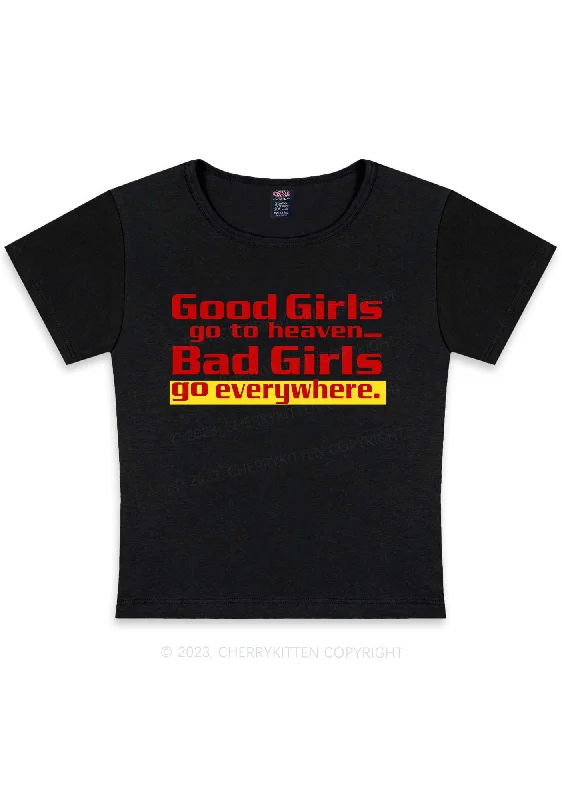 Bad Girls Go Everywhere Y2K Baby Tee Cherrykitten