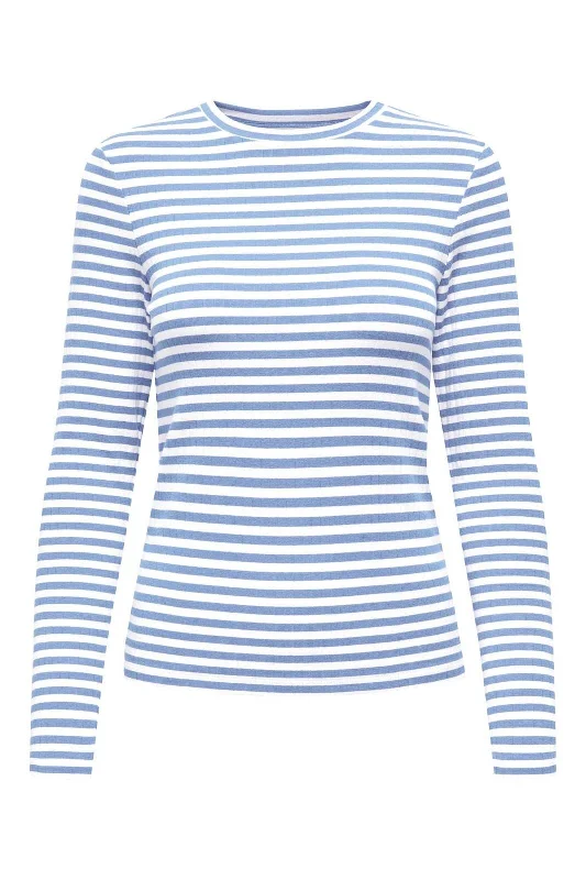 Only - Onlaida L/S Striped Top 15342088 - 4761198 - Provence White