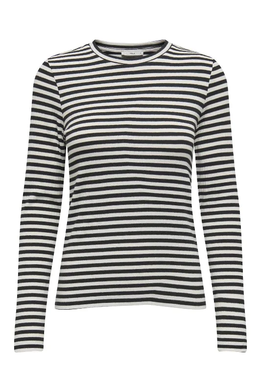 Only - Onlaida L/S Striped Top 15342088 - 4683377 - Black White