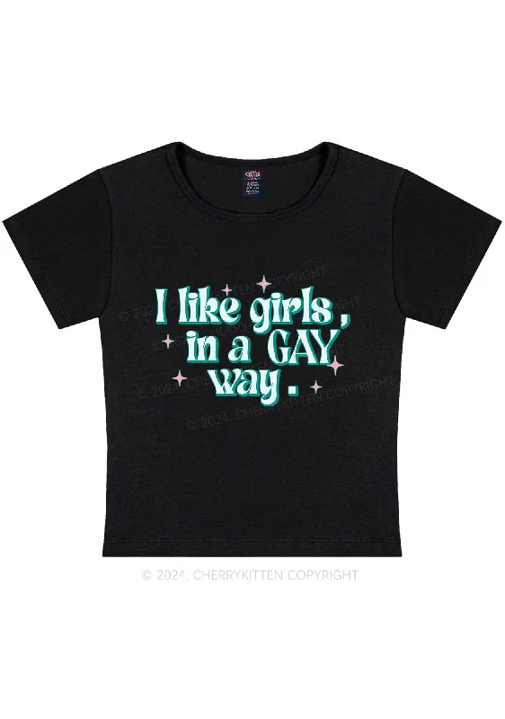 Like Girls In Gay Way Y2K Baby Tee Cherrykitten