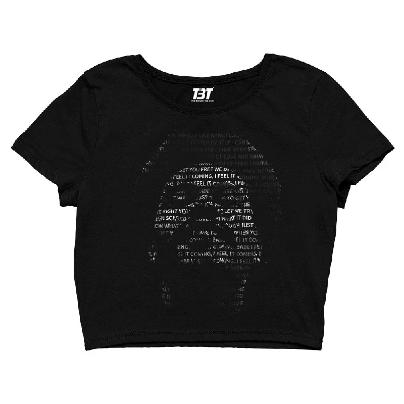 The Weeknd Crop Top - I Feel It Coming