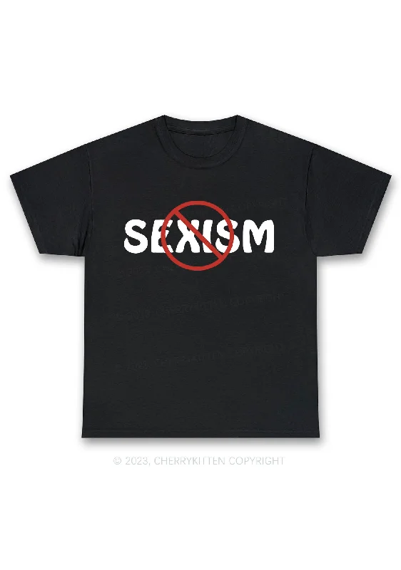 Stop Sexism Y2K Chunky Shirt Cherrykitten