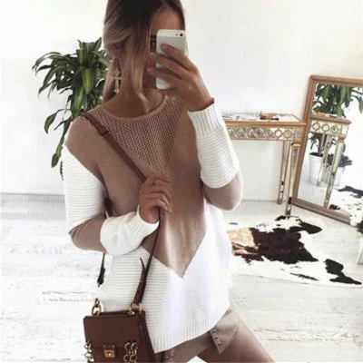 Sweater Women's New Long Sleeve Knitted Base Shirt Women