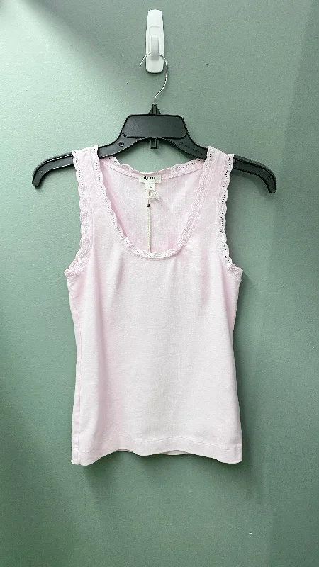 * Dylan Buttery Soft Pink Scoop Neck Tank