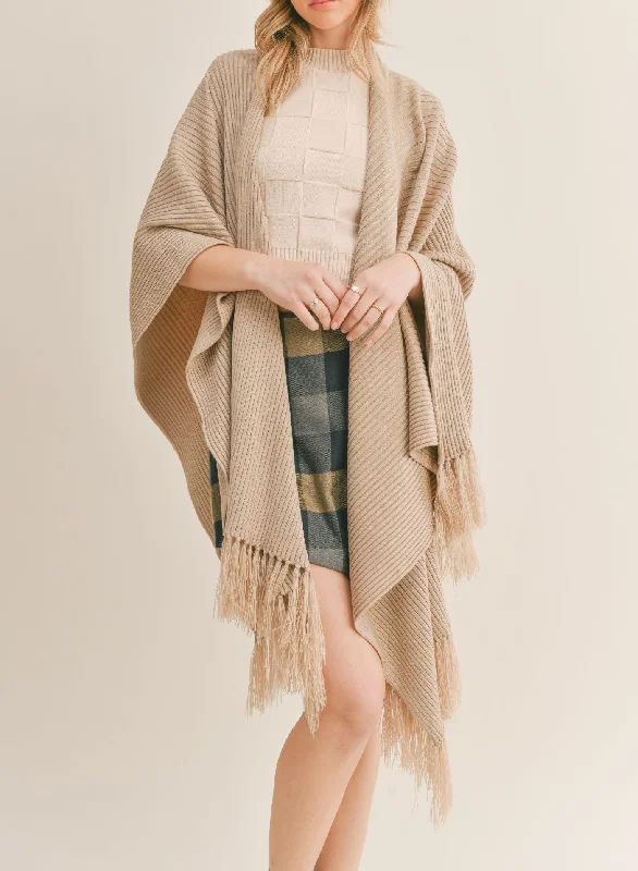 Sage The Label, Fairy Girl Fringe Hem Poncho