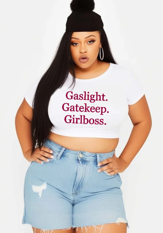 Curvy Girlboss Malewife Y2K Baby Tee Cherrykitten