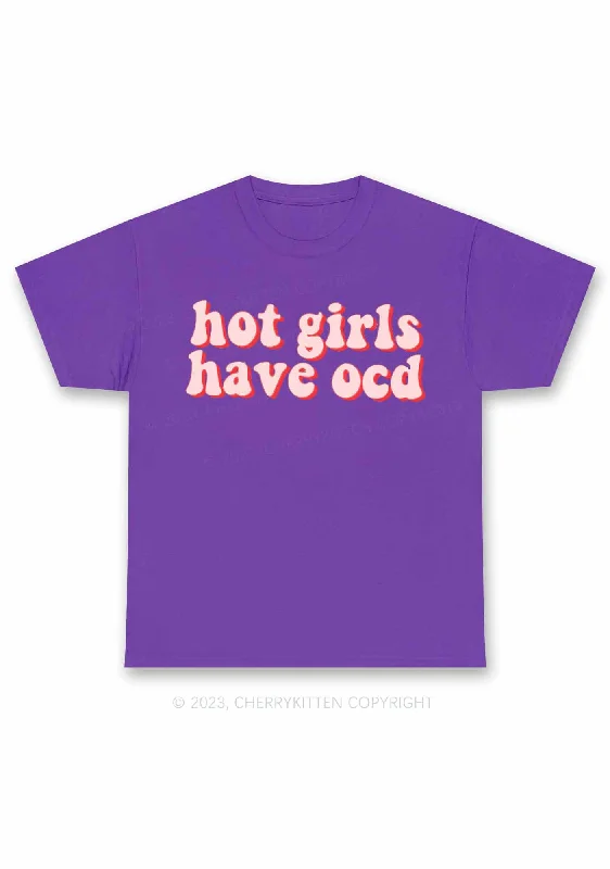 Hot Girls Have OCD Y2K Chunky Shirt Cherrykitten