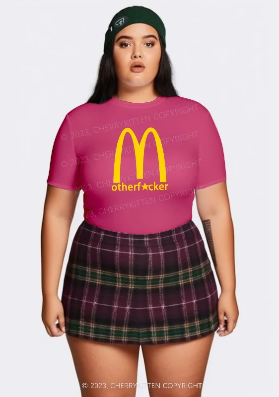 Curvy Big Motherfxcker Y2K Baby Tee Cherrykitten