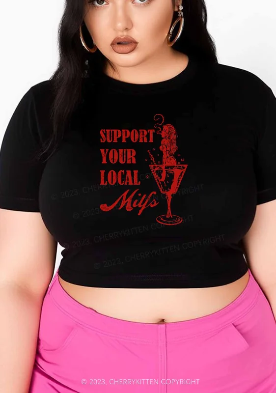 Curvy Your Local Mxxf Y2K Baby Tee Cherrykitten