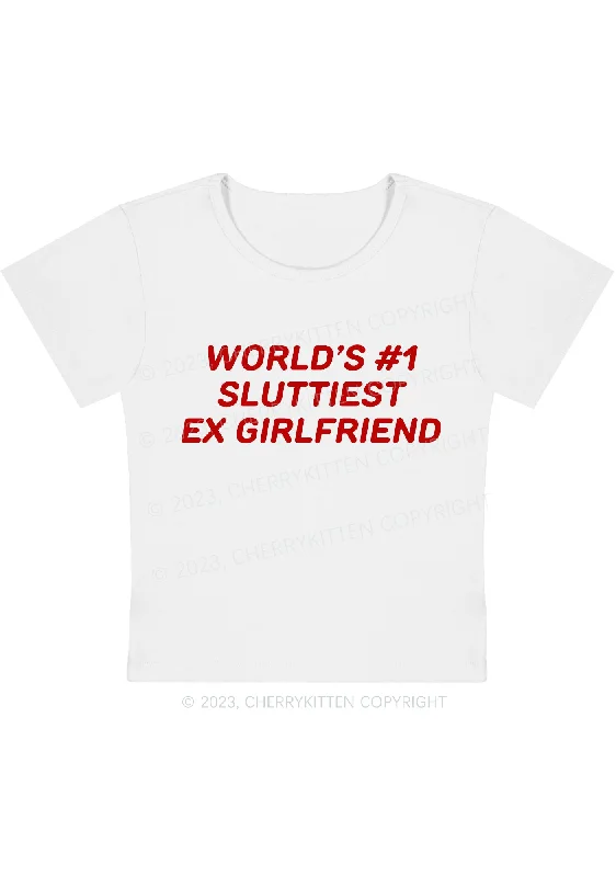 World's First Slxttiest Ex Girlfriend Y2K Baby Tee Cherrykitten