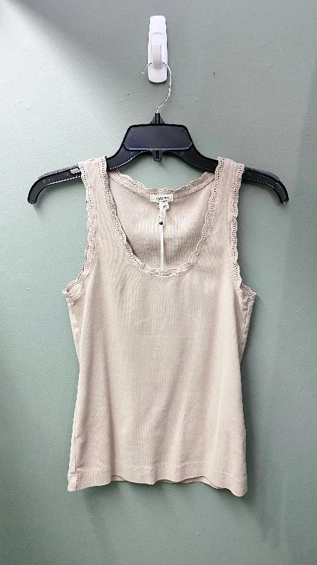 * Dylan Buttery Soft Khaki Scoop Neck Tank