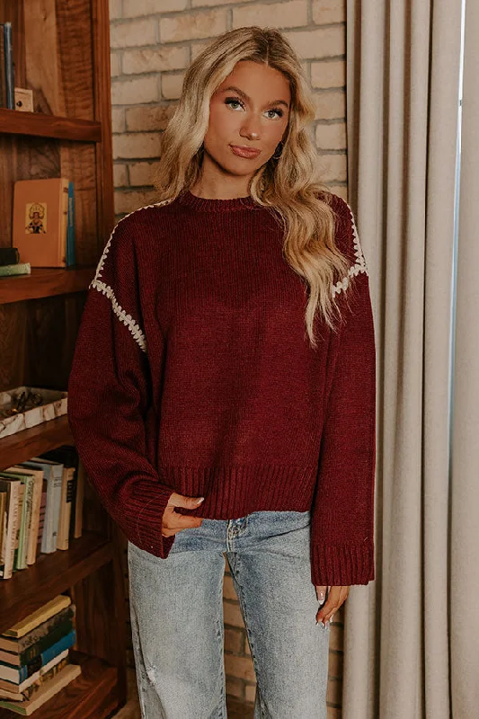 Mindful Matter Embroidered Sweater