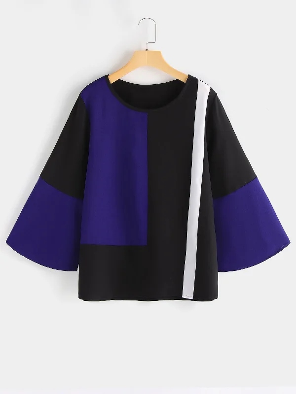 OEM ODM Plain Long Sleeve Round Neck Oversized Tops