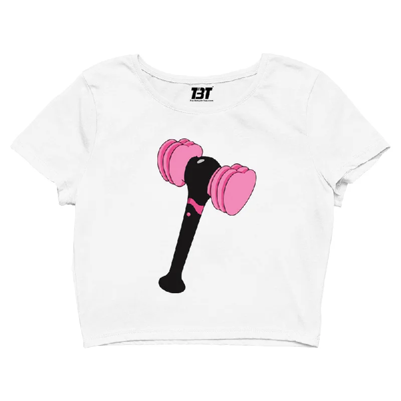 Black Pink Crop Top - The Lightstick