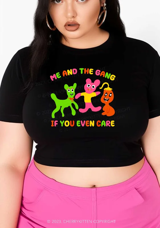 Curvy Me And The Gang Y2K Baby Tee Cherrykitten