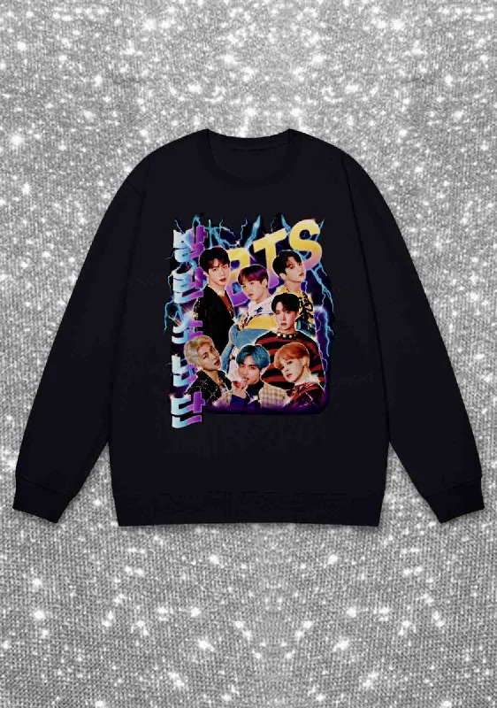 Vintage Bangtan Kpop Style Y2K Sweatshirt Cherrykitten