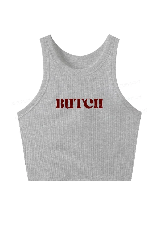 Butch Y2K Crop Tank Top Cherrykitten