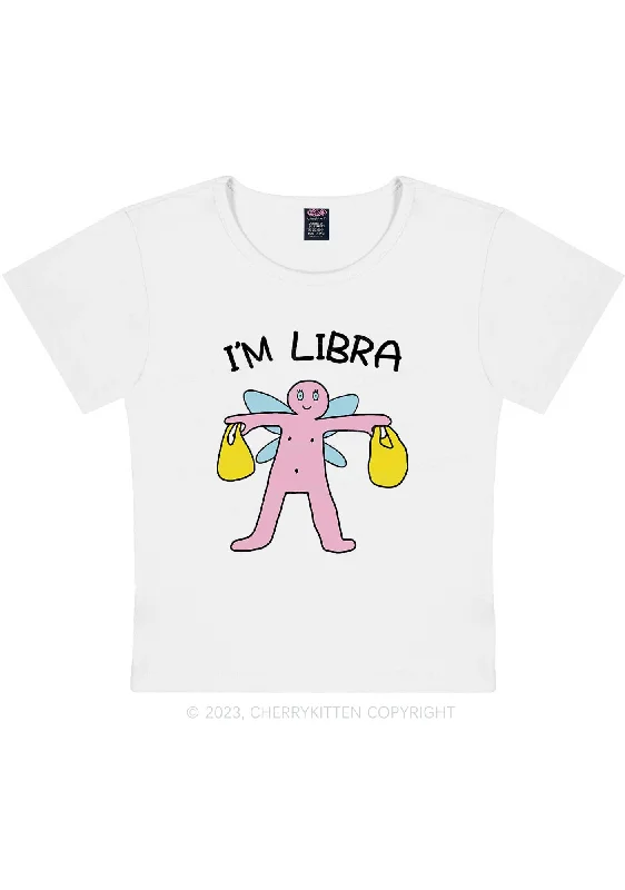 I'm Libra Y2K Baby Tee Cherrykitten