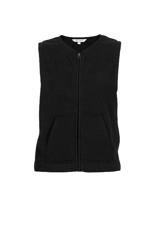 Cajsa Fleece Vest - Black