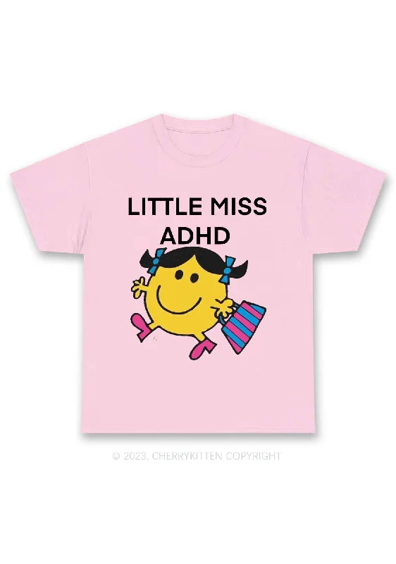 Little Miss ADHD Y2K Chunky Shirt Cherrykitten