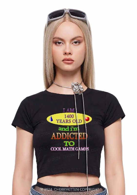 Cool Math Games Y2K Baby Tee Cherrykitten