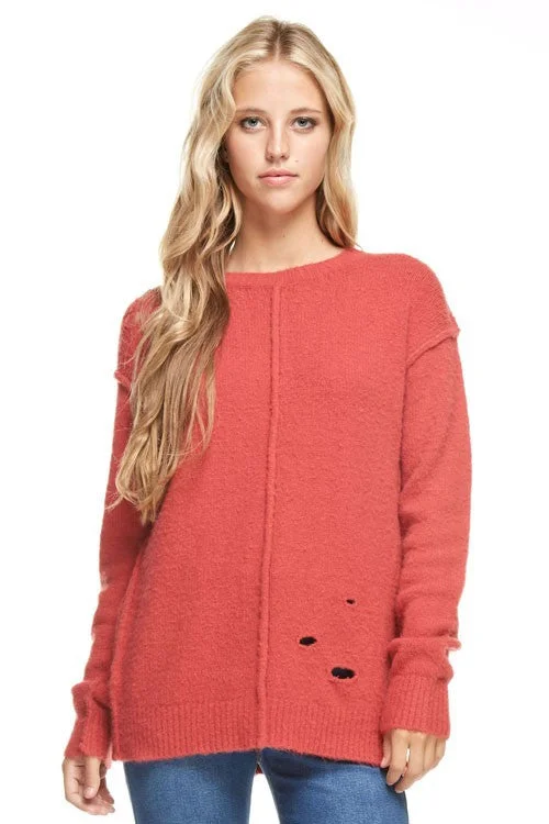 Fashion Sweater With Holes