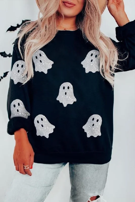 Crew Neck Halloween Sweatshirt