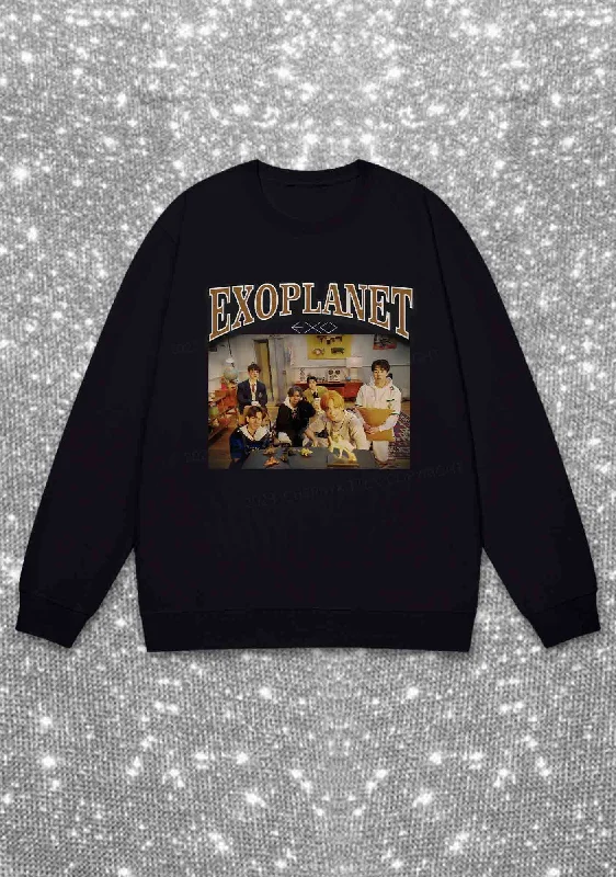 Exoplanet Kpop Y2K Sweatshirt Cherrykitten