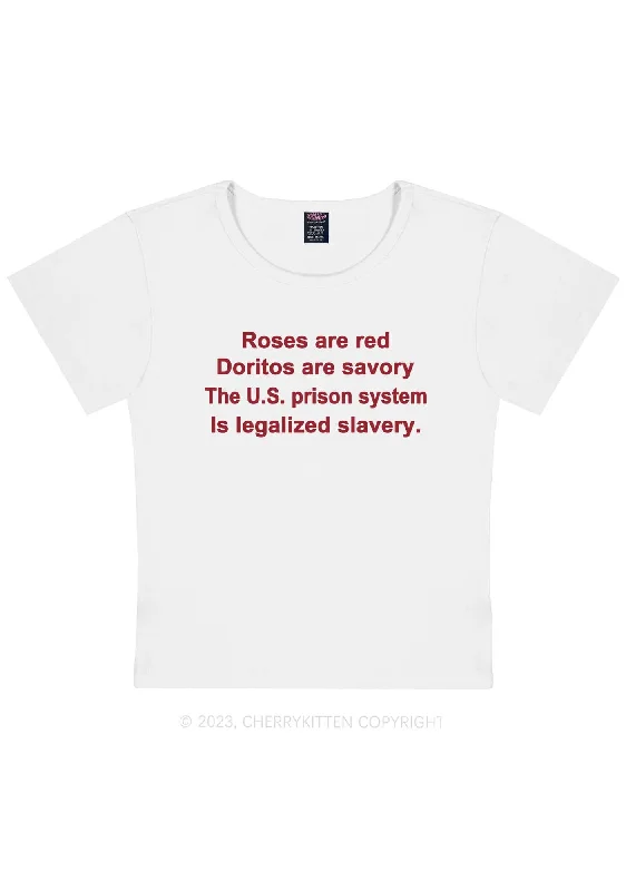 Legalized Slavery Y2K Baby Tee Cherrykitten