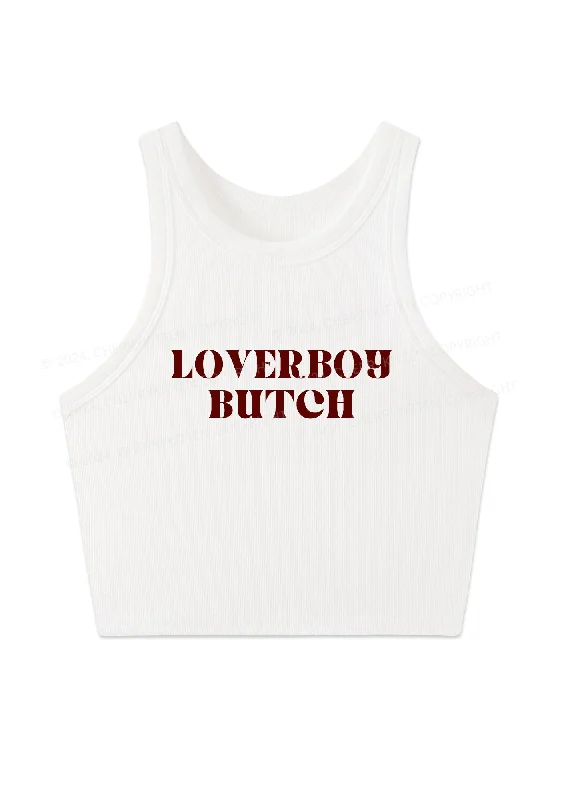 Loverboy Butch Y2K Crop Tank Top Cherrykitten